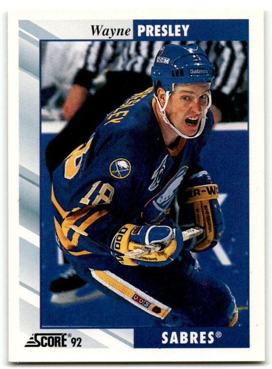 1992-93 Score Wayne Presley Buffalo Sabres #213