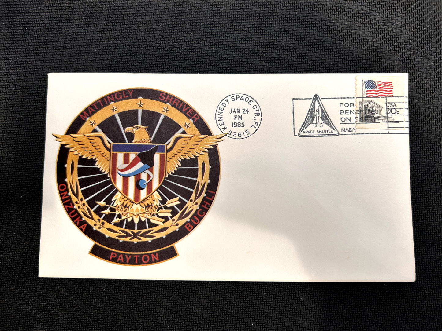 NASA Space Shuttle Discovery STS-51-C cover