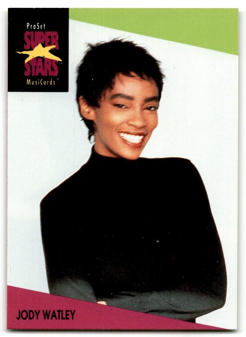 1991-92 ProSet Super Stars MusiCard Jody Watley #103