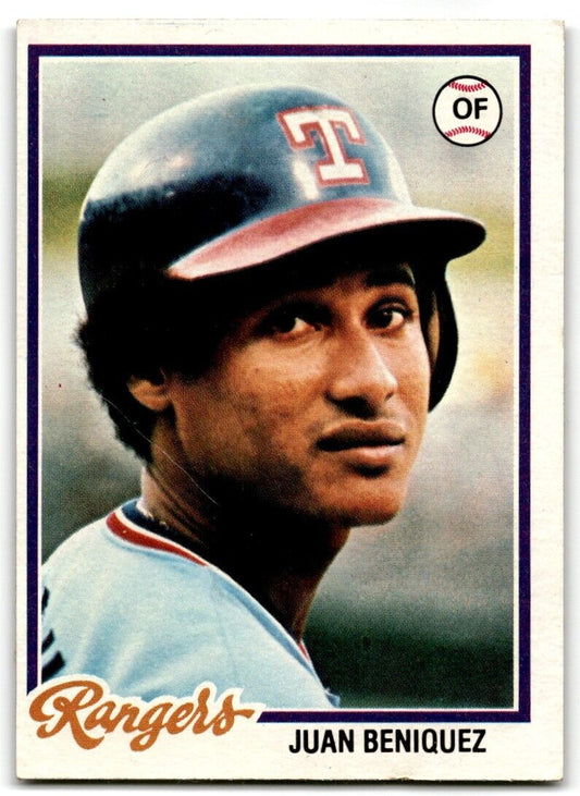 1978 Topps Juan Beniquez Texas Rangers #238