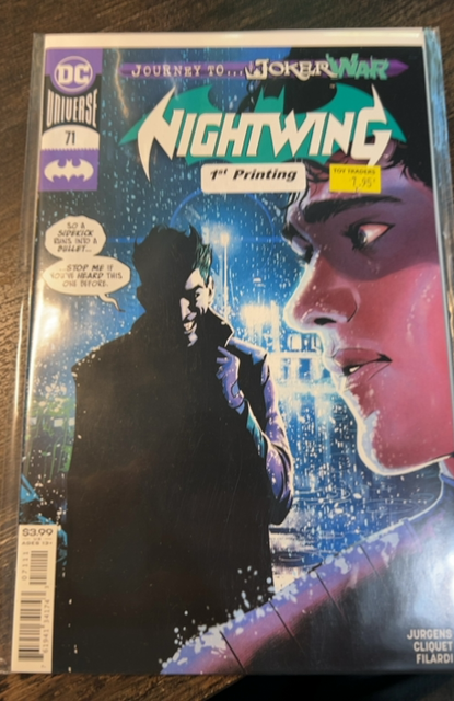 Nightwing #71 DC Comics 2020 JOURNEY TO JOKER WAR Perkins Variant