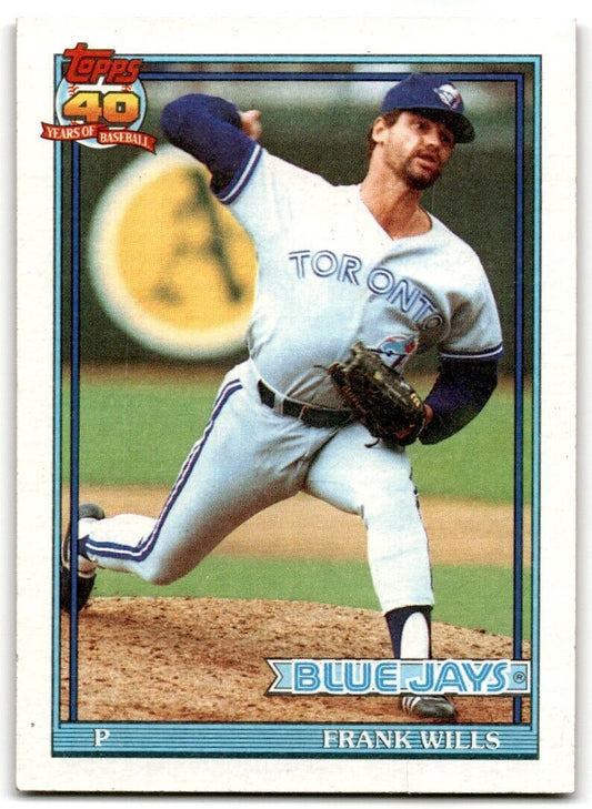 1991 Topps Frank Wills Toronto Blue Jays #213