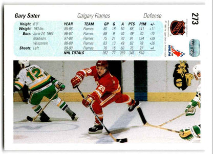 1990-91 Upper Deck Gary Suter Calgary Flames #273