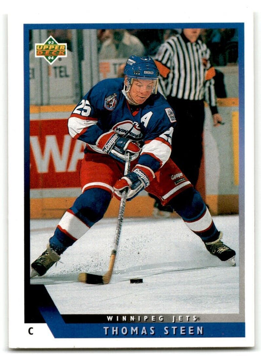 1993-94 Upper Deck Thomas Steen Winnipeg Jets #166