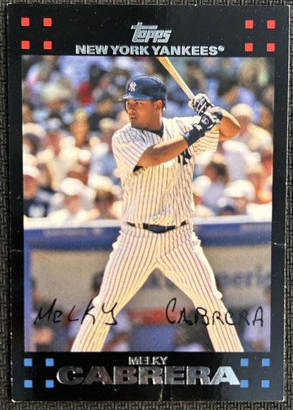 2007 Topps New York Yankees Melky Cabrera New York Yankees #NYY6