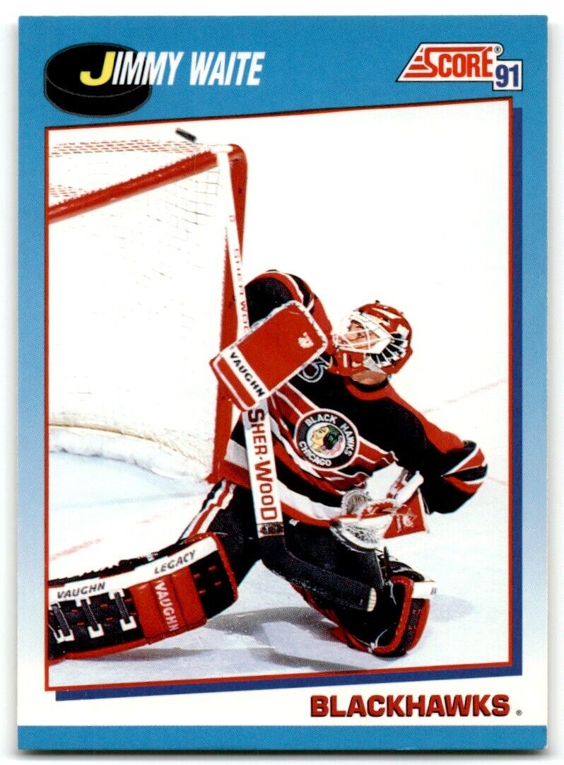 1991-92 Score Canadian Bilingual Jimmy Waite Chicago Blackhawks #632