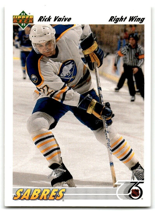 1991-92 Upper Deck Rick Vaive Buffalo Sabres #179