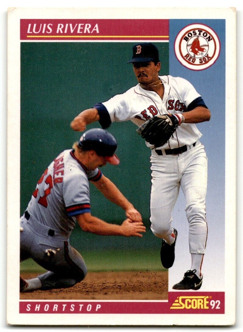 1992 Score Luis Rivera Boston Red Sox #159