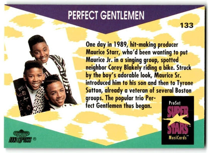 1991-92 ProSet Super Stars MusiCard Perfect Gentlemen #133