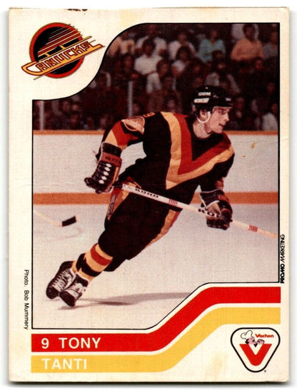 1983-84 Vachon Tony Tanti Vancouver Canucks #119