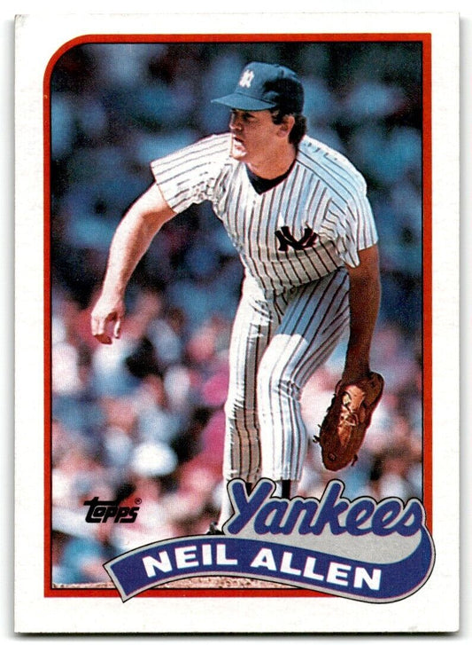 1989 Topps Neil Allen New York Yankees #61