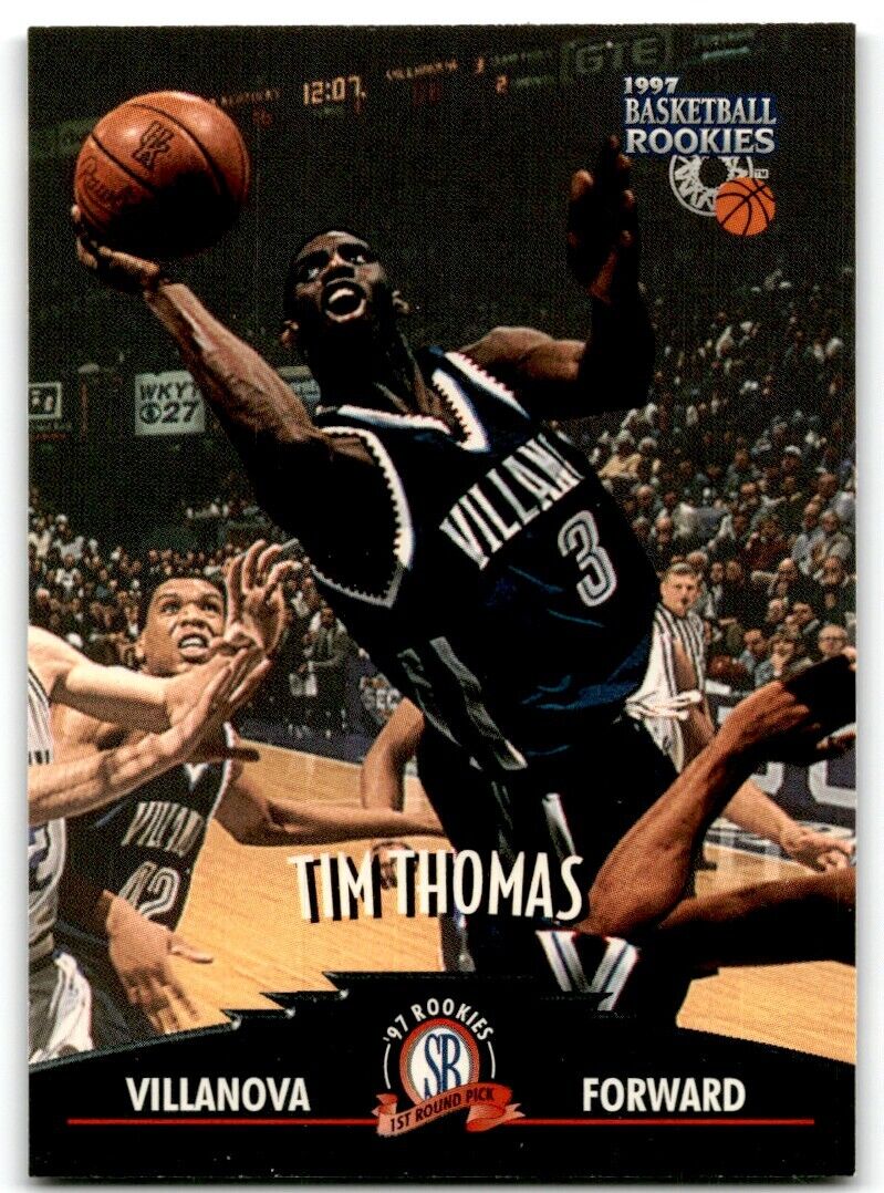 1997-98 Score Board Rookies Tim Thomas Villanova Wildcats #52