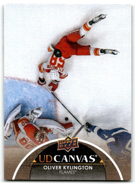 2021-22 Upper Deck UD Canvas Oliver Kylington Calgary Flames #C281