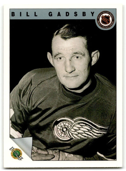 1991-92 Ultimate Original 6 Bill Gadsby Detroit Red Wings #69