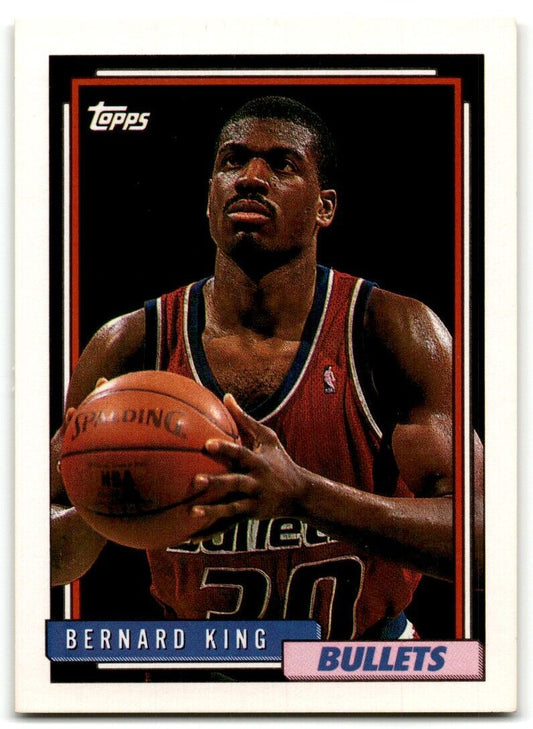 1992-93 Topps Bernard King Washington Bullets #11