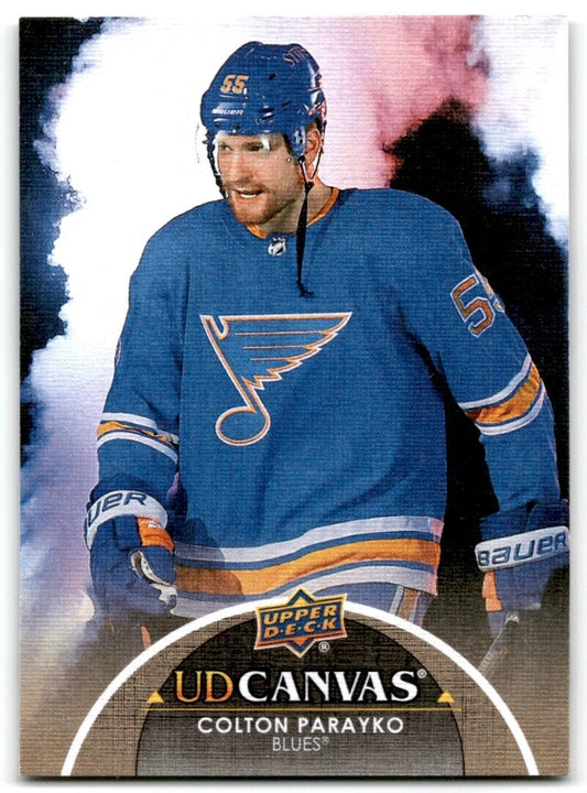 2021-22 Upper Deck UD Canvas Colton Parayko St. Louis Blues #C191