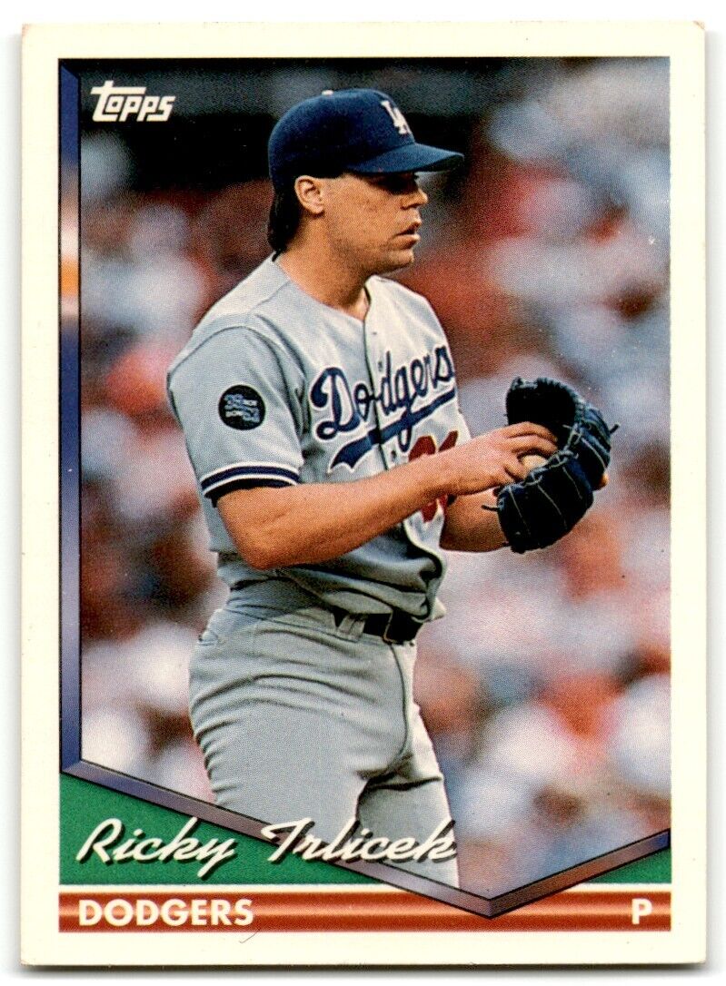 1994 Topps Gold Rick Trlicek Los Angeles Dodgers #276