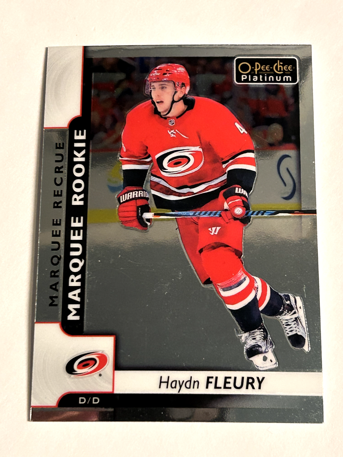 2021-22 O-Pee-Chee Platinum Marquee Rookies - #191 Haydn Fleury