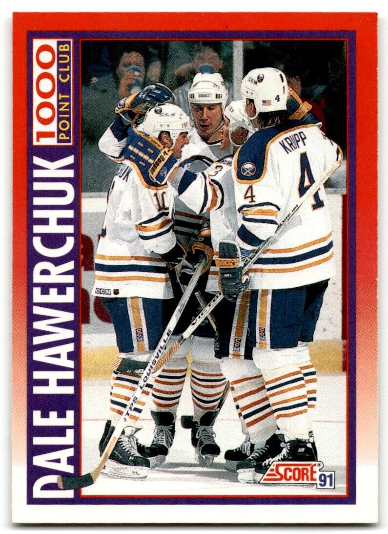 1991-92 Score Canadian Bilingual Dale Hawerchuk Buffalo Sabres #266