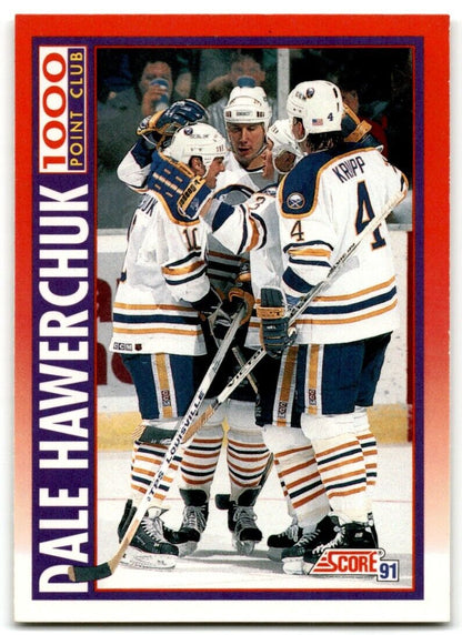 1991-92 Score Canadian Bilingual Dale Hawerchuk Buffalo Sabres #266