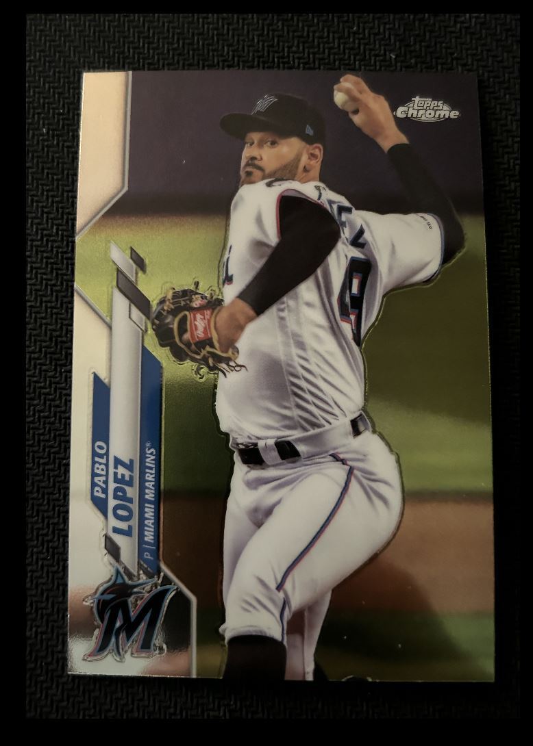 2020 Topps Chrome Pablo Lopez Miami Marlins #152