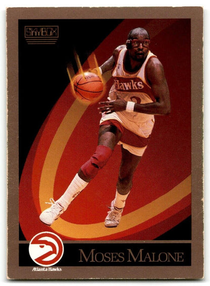 1990-91 SkyBox Moses Malone Atlanta Hawks #6