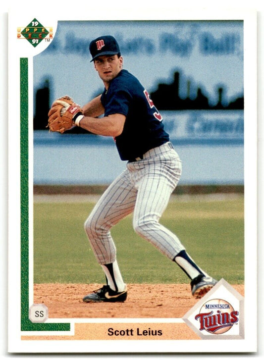 1991 Upper Deck Scott Leius Minnesota Twins #35