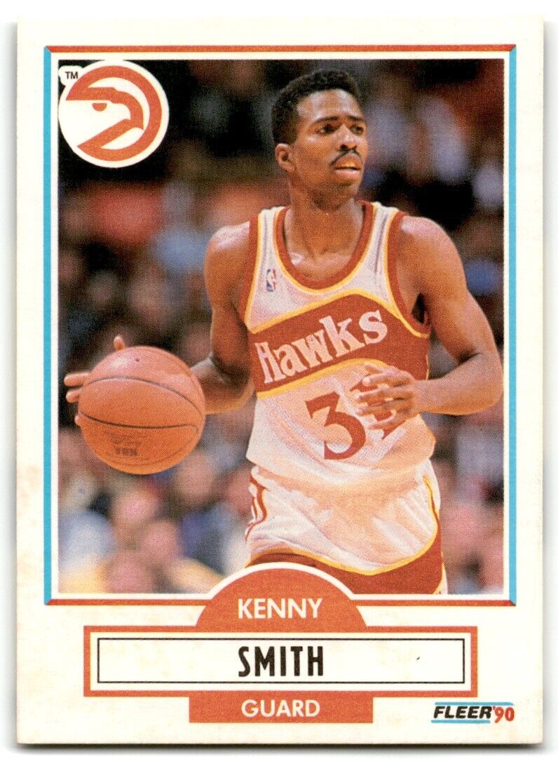 1990-91 Fleer Kenny Smith Atlanta Hawks #4