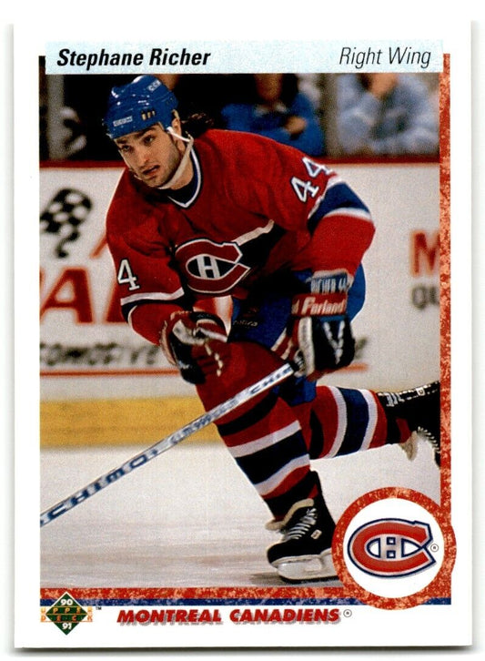 1990-91 Upper Deck Stephane Richer Montreal Canadiens #276