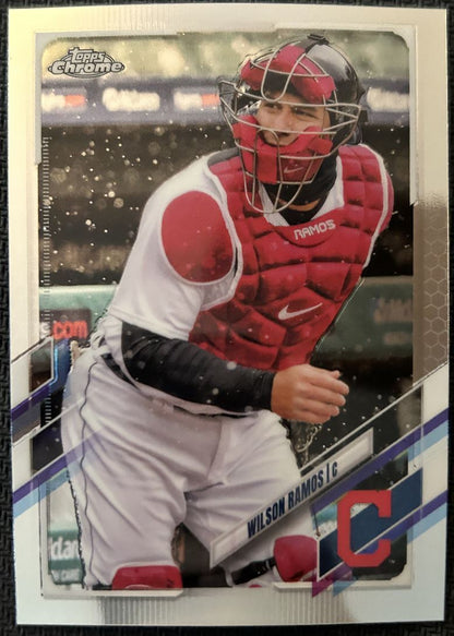 2020 Topps Chrome Update Wilson Ramos Cleveland Indians #USC92