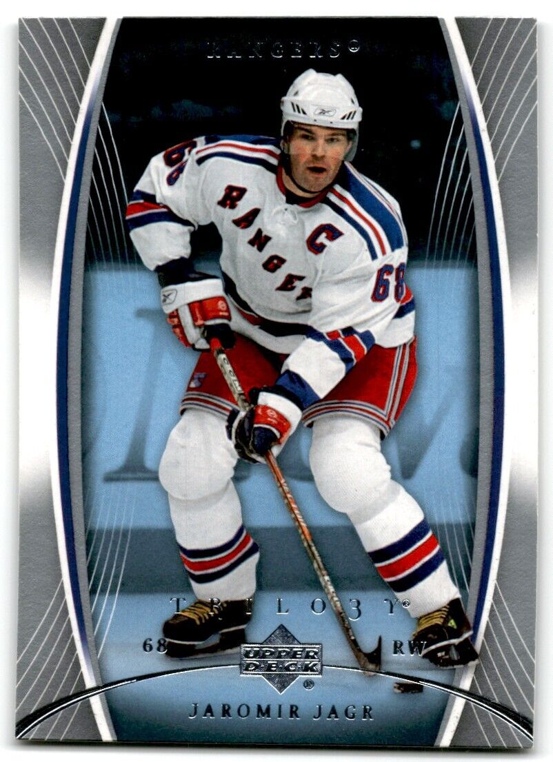 2007-08 Upper Deck Trilogy Jaromir Jagr New York Rangers #65