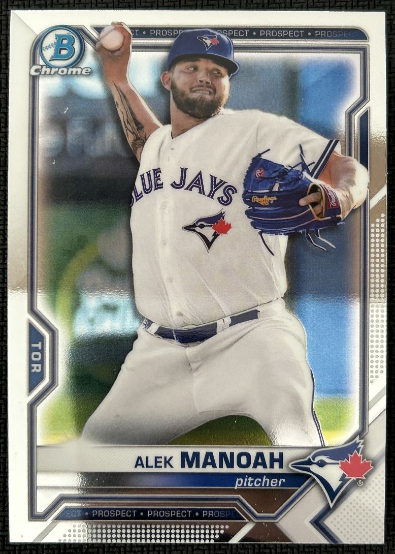 2021 Bowman Chrome Prospects Alek Manoah Toronto Blue Jays #BCP-27