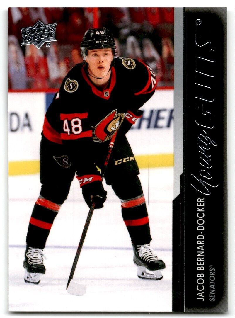 2021-22 Upper Deck Jacob Bernard-Docker Rookie Ottawa Senators #495