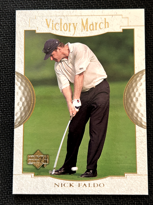 2001 Upper Deck Golf Trading Cards #152 Nick Faldo Victory March