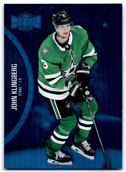 2021-22 Skybox Metal Universe John Klingberg Dallas Stars #24