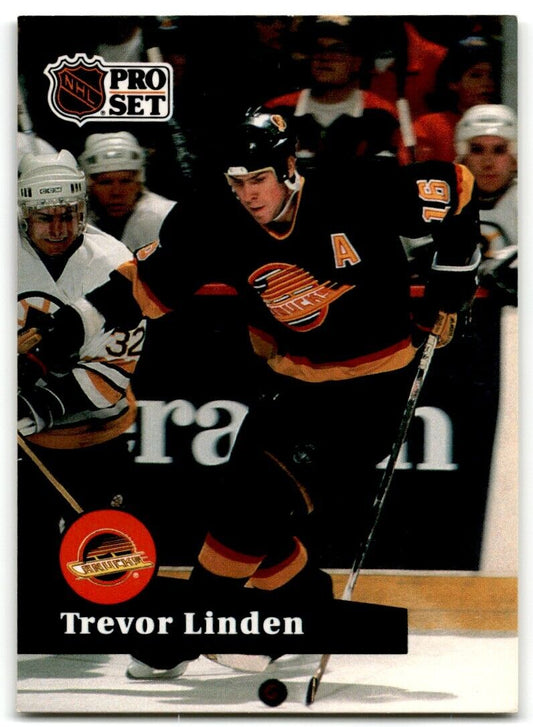 1991-92 Pro Set Trevor Linden Vancouver Canucks #236