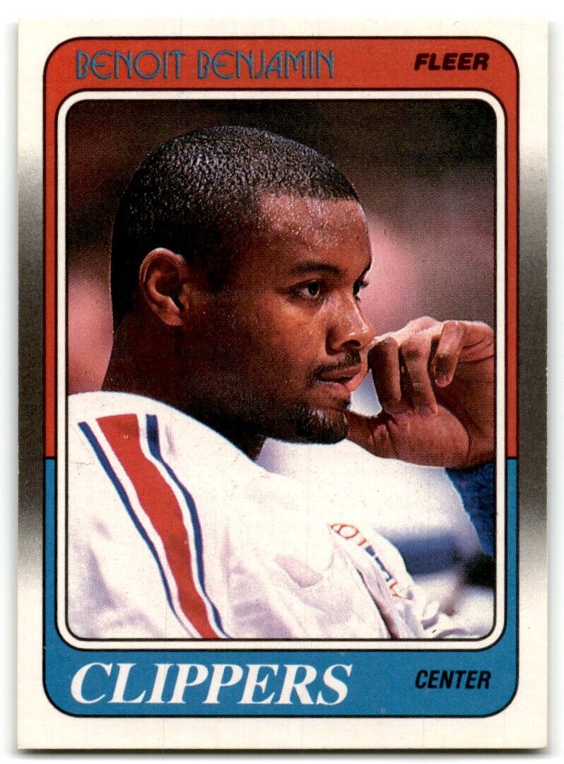 1988-89 Fleer Benoit Benjamin Los Angeles Clippers #61