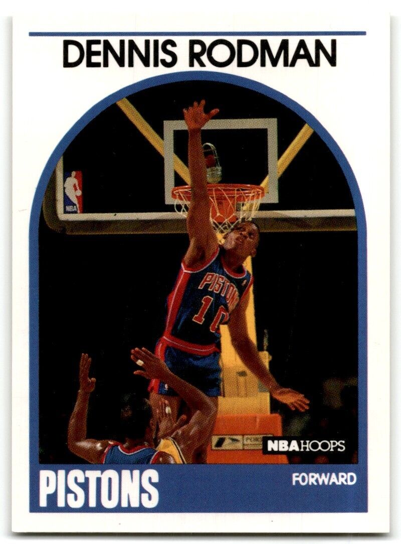 1989-90 Hoops Dennis Rodman Detroit Pistons #211