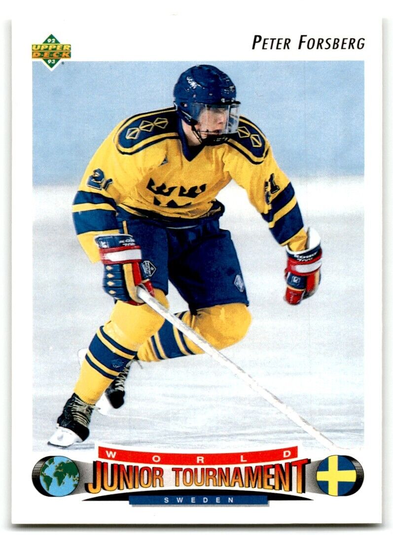 1992-93 Upper Deck Peter Forsberg Sweden #235