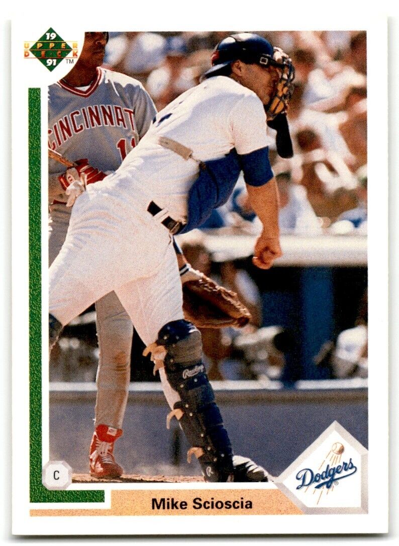 1991 Upper Deck Mike Scioscia Los Angeles Dodgers #139