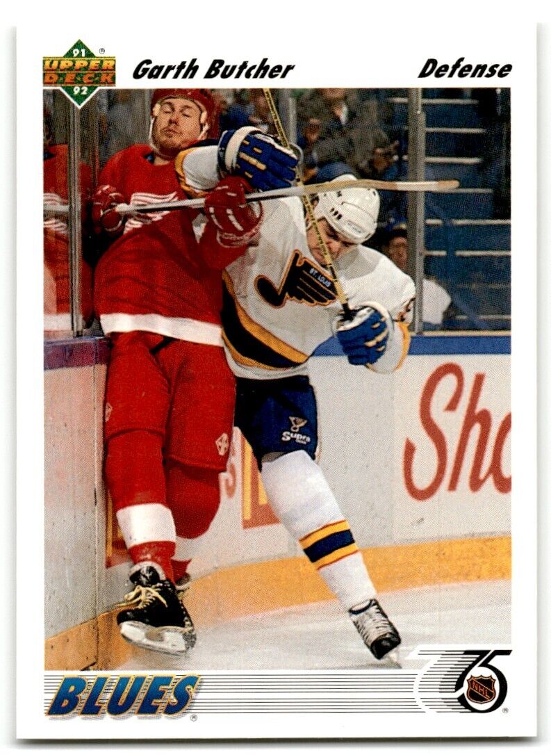 1991-92 Upper Deck Garth Butcher St. Louis Blues #397