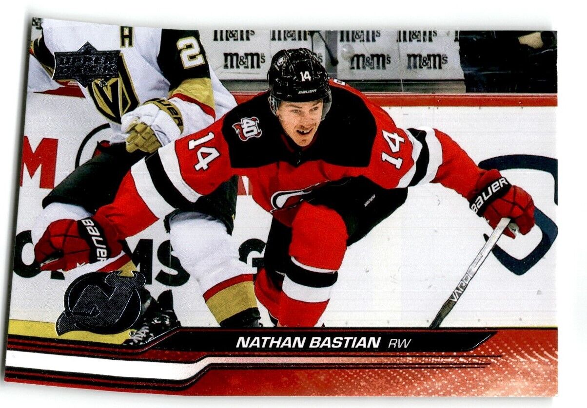 2023-24 Upper Deck Nathan Bastian New Jersey Devils #360