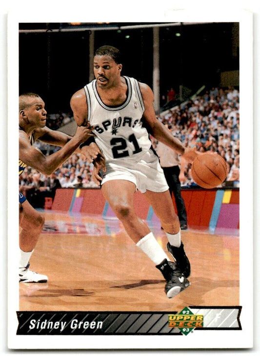 1992-93 Upper Deck Sidney Green San Antonio Spurs #204