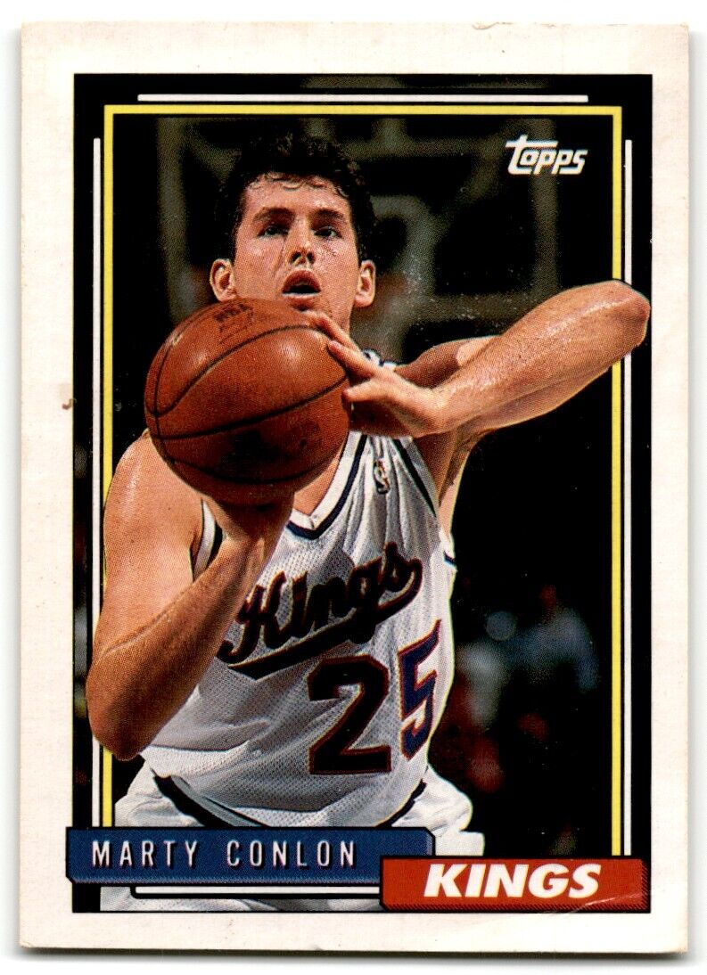 1992-93 Topps Marty Conlon Sacramento Kings #349