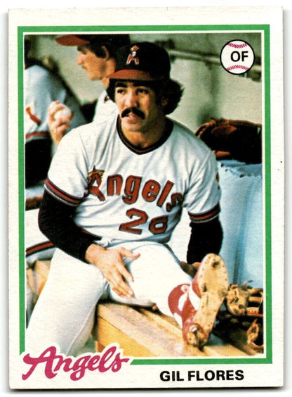 1978 Topps Gil Flores Rookie California Angels #268