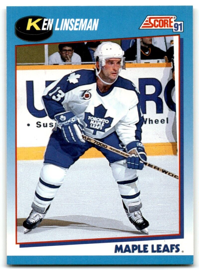 1991-92 Score Canadian Bilingual Ken Linseman Toronto Maple Leafs #622