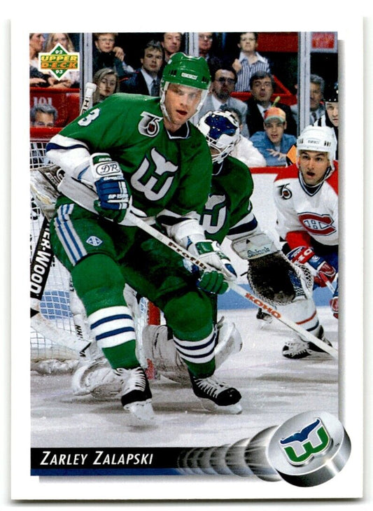 1992-93 Upper Deck Zarley Zalapski Hartford Whalers #316