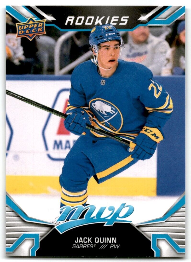 2022-23 Upper Deck MVP Jack Quinn Rookie Buffalo Sabres #228