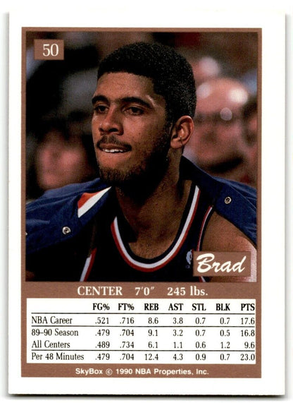 1990-91 SkyBox Brad Daugherty Cleveland Cavaliers #50