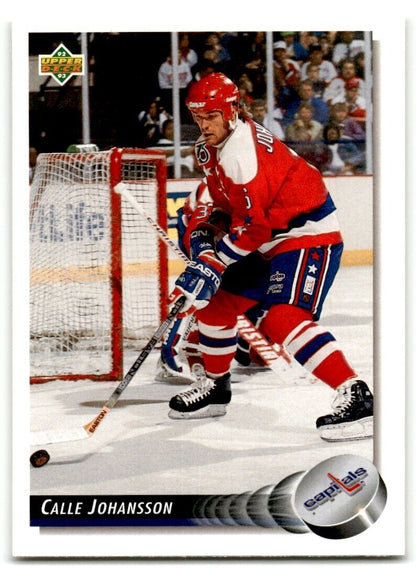 1992-93 Upper Deck Calle Johansson Washington Capitals #139